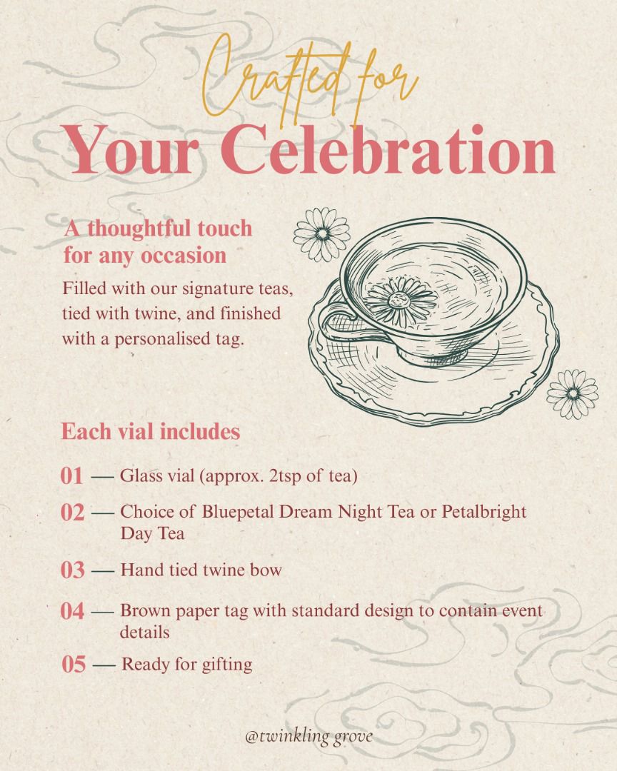 tea filled vials (wedding & event favours) tea filled vials (wedding & event favours)